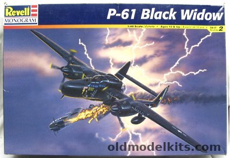 Revell 1/48 P-61 Black Widow - 'Times A Wastin' (Snuffy Smith) Major Smith 418th NFS Pacific 1944(4 kills in one night) or 'Husslin' Hussy' Nose Art, 85-7546 plastic model kit